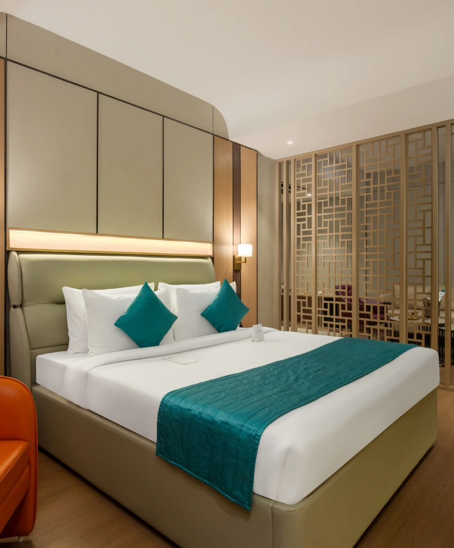 Book May Flower Suite at Orchid Hotel Chandigarh – Luxury suite in Zirakpur for an indulgent premium stay May Flower Suite at Orchid Hotel Chandigarh Zirakpur – luxurious and expansive hotel suite in Chandigarh with living area and premium amenities, book luxury stay