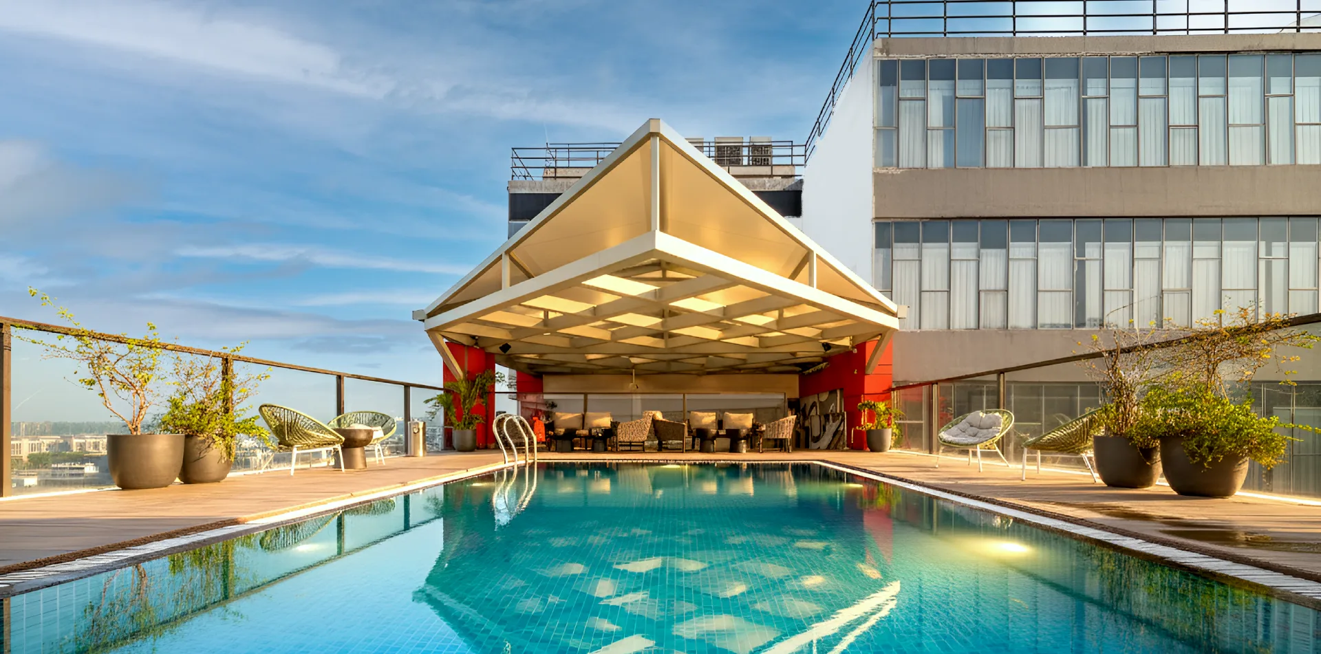 Premium Stay at The Orchid Hotel Chandigarh Elegant interiors of The Orchid Hotel Chandigarh