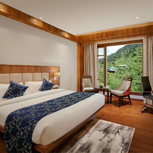 Hotel in Manali Himachal Pradesh – Reserve Riverside Stay Hotel near River Beas in Manali – Perfect place to stay with riverside views