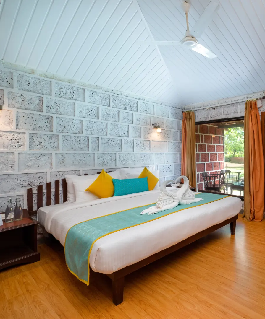 Charming Konkan Cottage at Lotus Eco Beach Resort with garden seating area Konkan Cottage at Lotus Eco Beach Resort, Murud