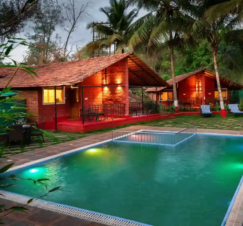 Escape to Lotus Eco Beach Resort at Murud Beach – Book Now! Lotus Eco Beach Resort – A Tranquil Beachfront Retreat
