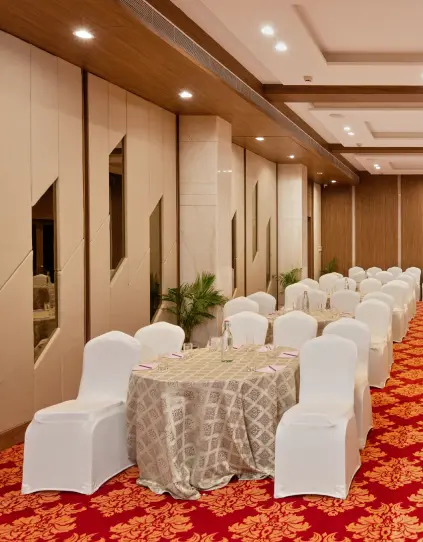 Spacious Banquet at Orchid Jamnagar Grand Banquet Space - Orchid Hotel Jamnagar