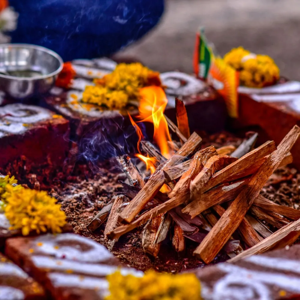 Stay at Orchid Rishivan Rishikesh – Hotel with Cloak Room Guest Services Havan Kund for Pooja at Orchid Rishivan Rishikesh hotel