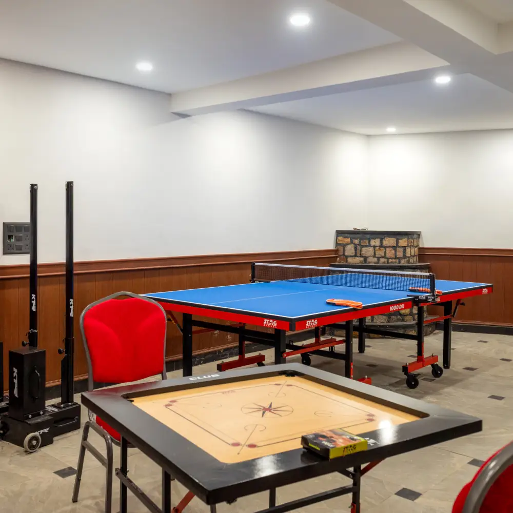 Stay at Orchid Rishivan Rishikesh – Hotel in Rishikesh with Yoga & Meditationa Indoor game facilities at Orchid Rishivan Rishikesh wellness hotel