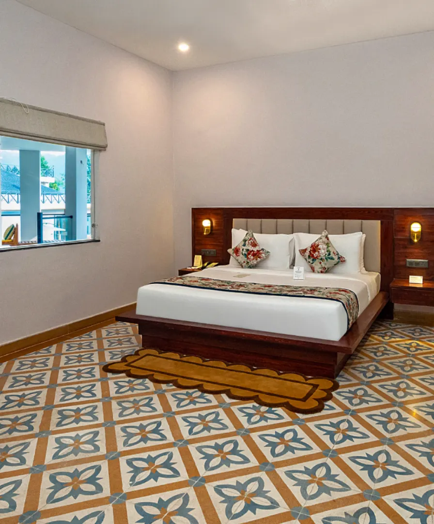 Book Van Drishti Room – Premium Forest Terrace Stay Near Laxman Jhula, Rishikesh Van Drishti Premium Forest-View Room with Terrace at The Orchid Rishivan, Rishikesh