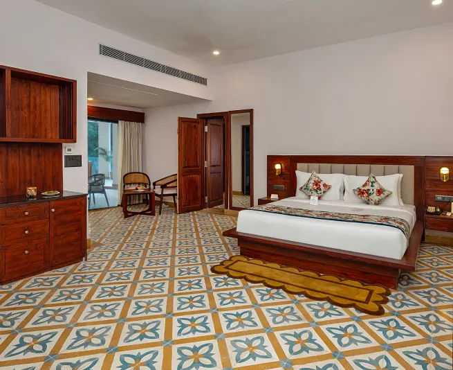 Book Van Drishti Room – Premium Forest Terrace Stay Near Laxman Jhula, Rishikesh Van Drishti Premium Forest-View Room with Terrace at The Orchid Rishivan, Rishikesh