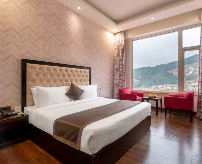 The Orchid Hotel Shimla – Premier valley view room reservation Valley view room at Shimla hotel near Mall Road | Book hotel in Shimla