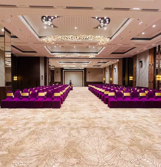 Wedding Venues Near Bhavnagar – Book the Upper Aerial view of wedding venue at Orchid Bhavnagar for lavish events