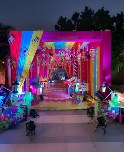 Wedding Venues Near Mumbai Airport – Book the Upper Deck Aerial view of wedding venue at Orchid Mumbai Vile Parle for lavish events